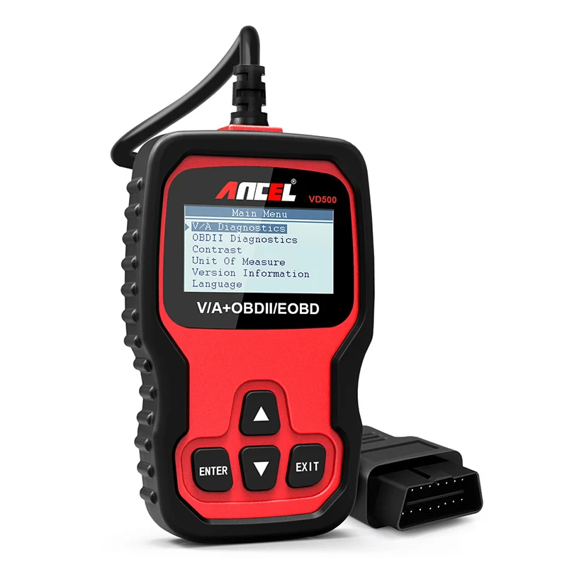 Professional Code Reader Ancel VD500 OBD2 Car Scanner Oil TPS EPB Reset Diagnostic Tool for VW OBD 2 Car Diagnosis Scanner