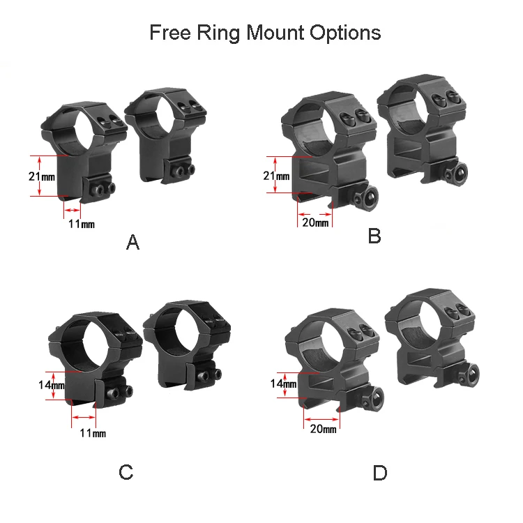 Discoveryopt New Coming Ms 3-9x40 1 Inch Tube Scope Second Focal Plan ...