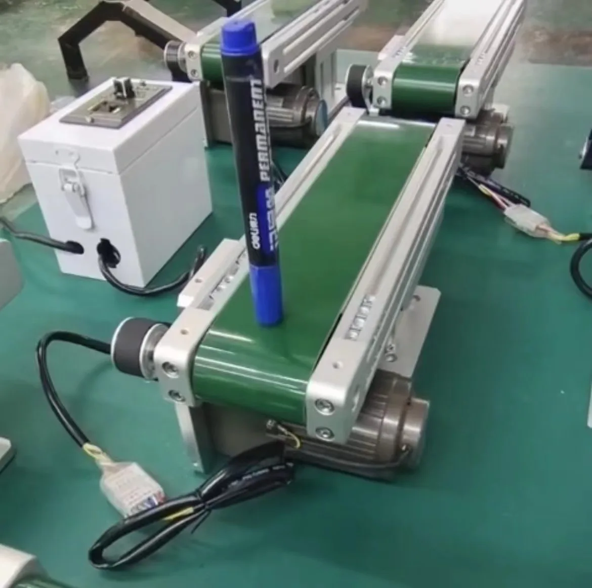 Small PVC Belt Conveyor Factory Custom PVC Mini Belt Conveyor Table