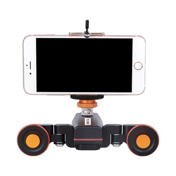 YELANGU Autodolly L4X Motorized Electric Track Rail Slider Dolly Car with Remote Control and Speed Adjustable for DSLR and Phone detail image
