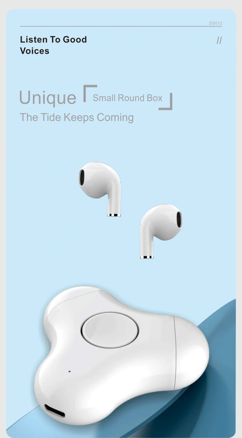 Fidget Spinner Bluetooth Earbuds TWS, Wireless Bluetooth 5.3 Headset ...