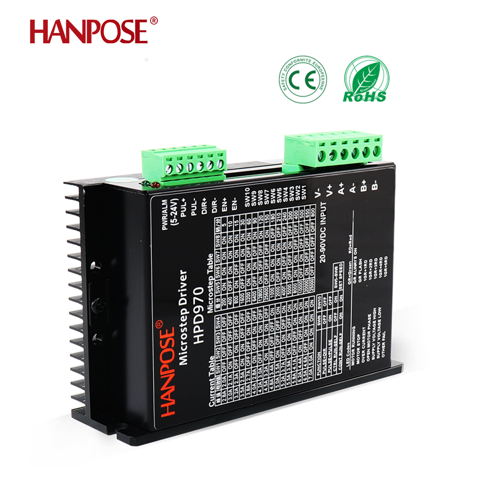 Nema 23 Stepper Motor Controller HPD970 Driver Board 20-90VDC for CNC & 3D  Printers | Long Life Low Noise Performance