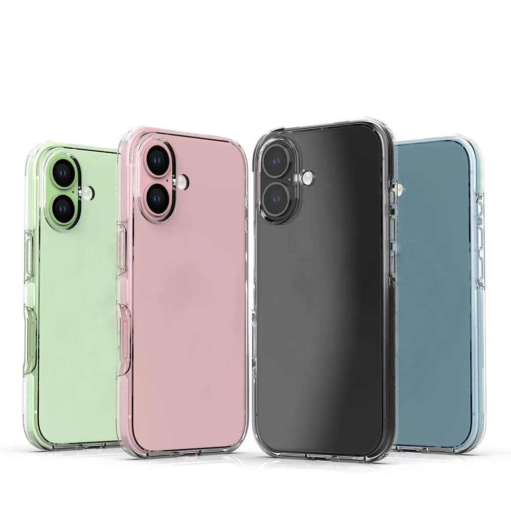 Transparent Phone Cover For iphone 16 Pro Max Plus Multiple Colors Simple Business Cases Skin Friendly Case Sjk527 Laudtec