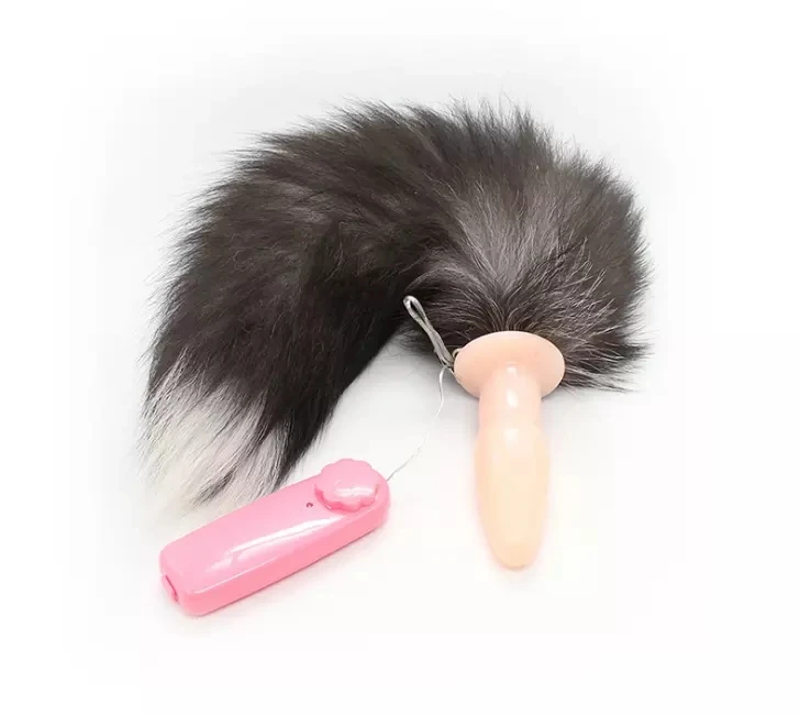 Silicone Queue de Renard Électrique Vibrant Plug Anal Queue d'Animal Butt  Plug Sex Toys Pour Hommes Femmes Vibrateur