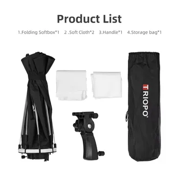Triopo Ks65 65Cm Flash Speedlite Softbox Draagbare Outdoor Octagon Umbrella Softbox Photo Studio detail image