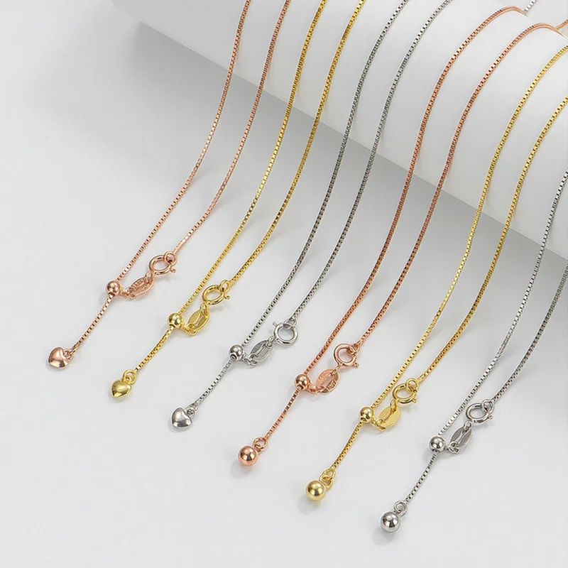 Buy Adjustable Silver Chain,925 Silver 