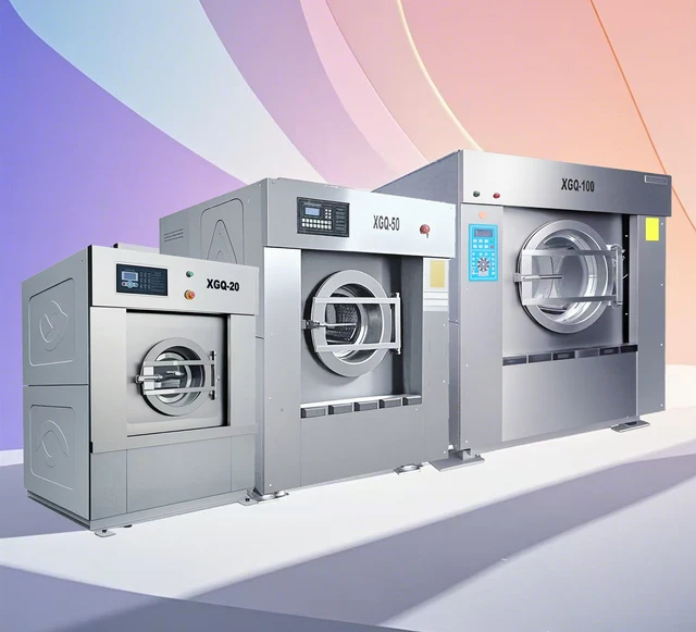 Okaiyou Commercial Industrial Electric Ozone Laundry Washing Machine New Textile Washer Extractor for Sale