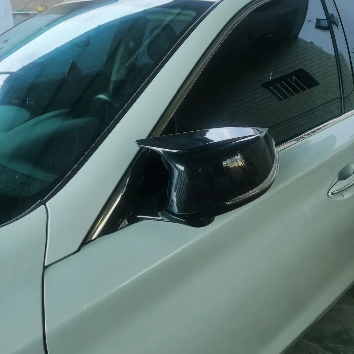 Replacement Style Q50 Reversing Mirror Covers Fitment For Infiniti Q50