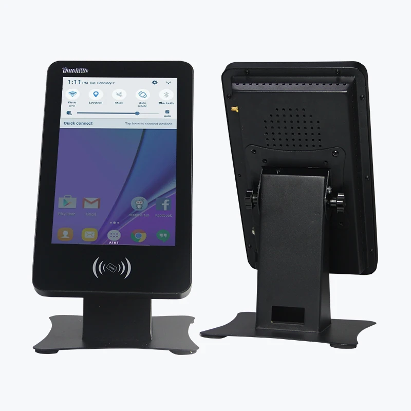 New Product 10.1 Inch Android Pc Touch Screen Monitor Lcd Display with Card Reader and Camera for Education Attendance
