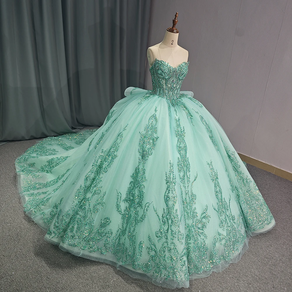 Alibaba.com: DY6814 Quinceanera Ball Gown for 15-Year-Old Girls, Turquoise Tulle Dress with Lace-Up Back and Appliques : Source party wear with verified certifications and OEM options. Alibaba.com: DY6814 Quinceanera Ball Gown for 15-Year-Old Girls, Turquoise Tulle Dress with Lace-Up Back and Appliques : Source party wear with verified certifications and OEM options.