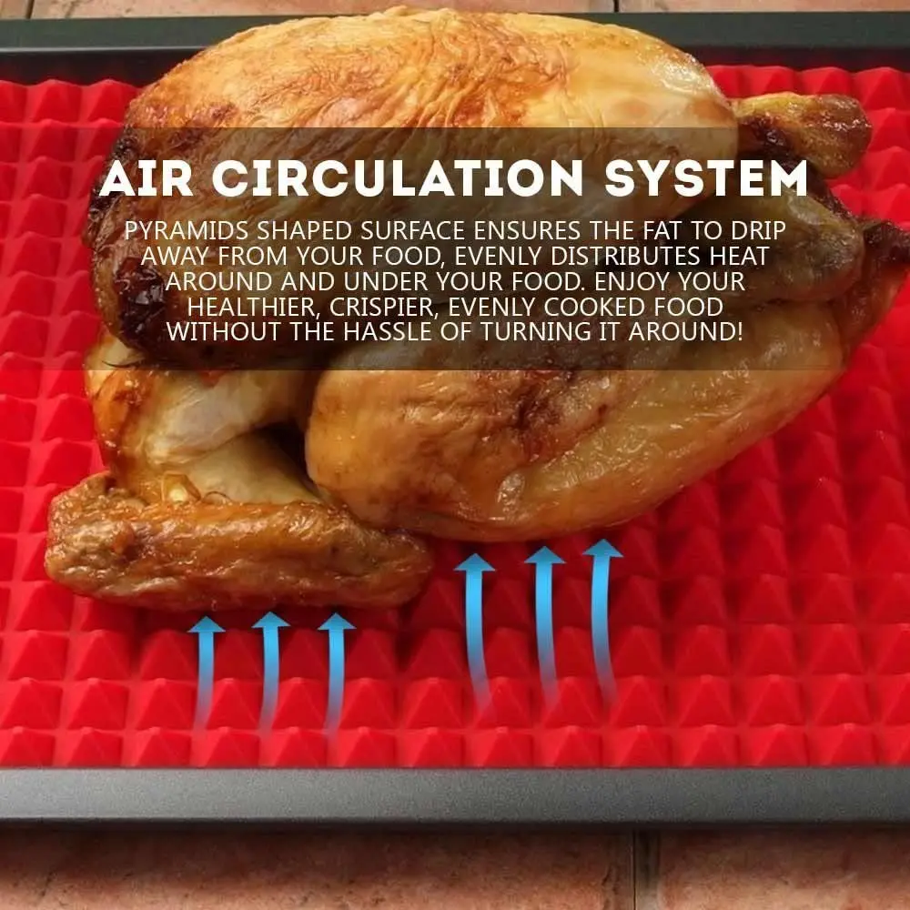 Pyramid Silicone Baking Mat Non-stick Fat Reducing Sheet Cooking Pan Heat Resistant Silicone Mat for Oven Grilling BBQ supplier