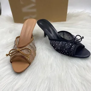 QuiteS 2026 Thin Heeled Pointed Toe High Heel Sandals Flip-flops Sexy Casual Sexy Shoe for Ladies Summer Daily Shoes for Women