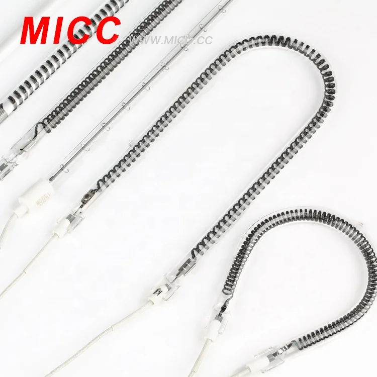 MICC Halogen Quartz Tube Infrared Heaters Quartz Heater Heating element Replacement