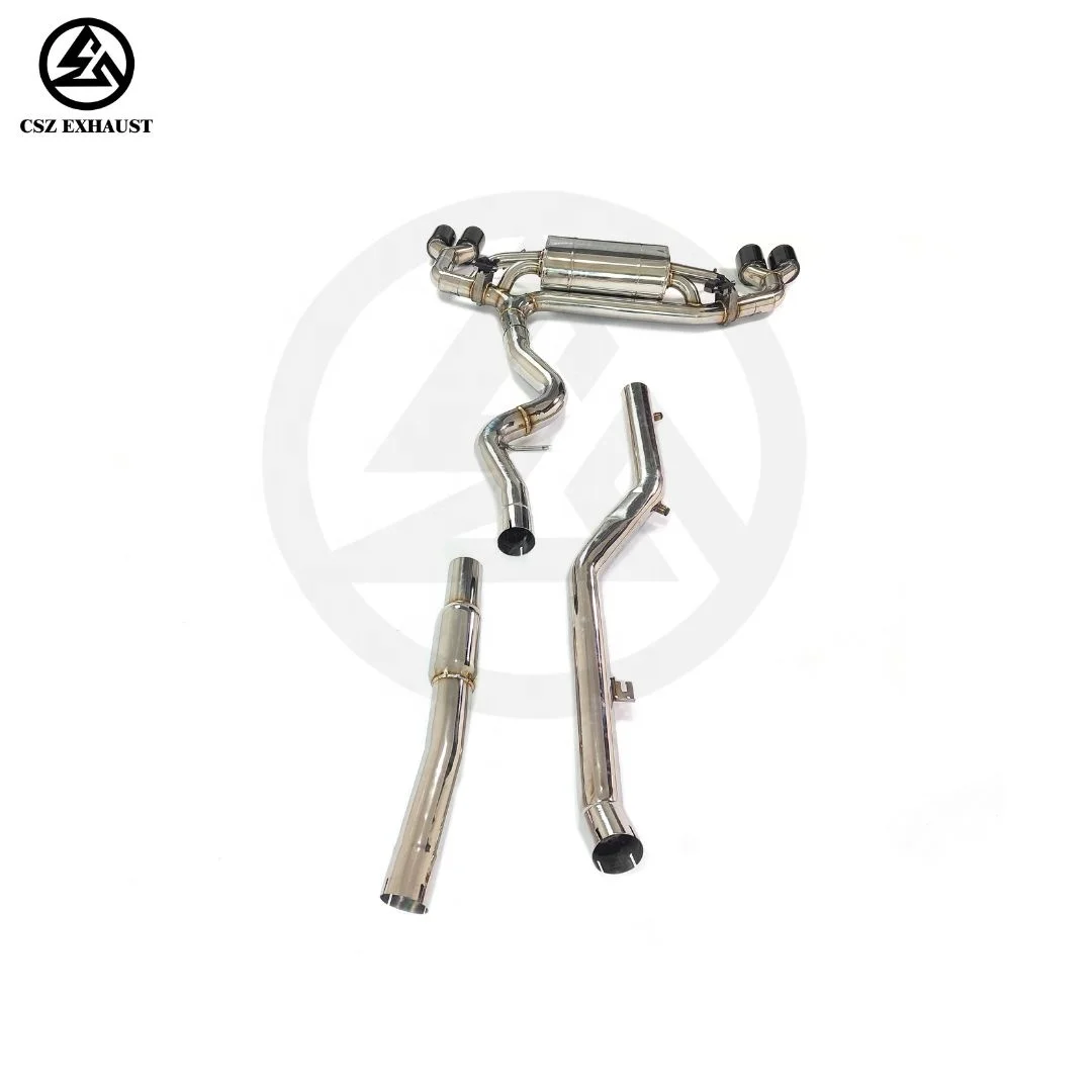 CSZ Exhaust for BMW 3 Series N20 B46 B48 F30/F31/F34/F35 G20/G21/G28 316I/318I/320I/325I/328I/330I 2.0T Valved Catback Exhaust