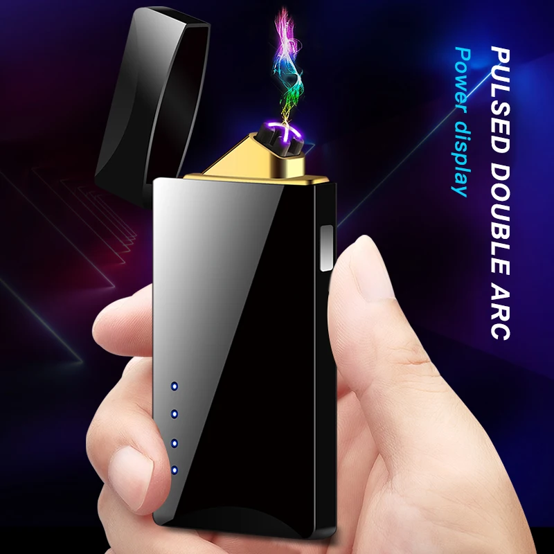 Wholesale Induction Dual Arc Electric Gas Lighter Usb Rechargeable ...