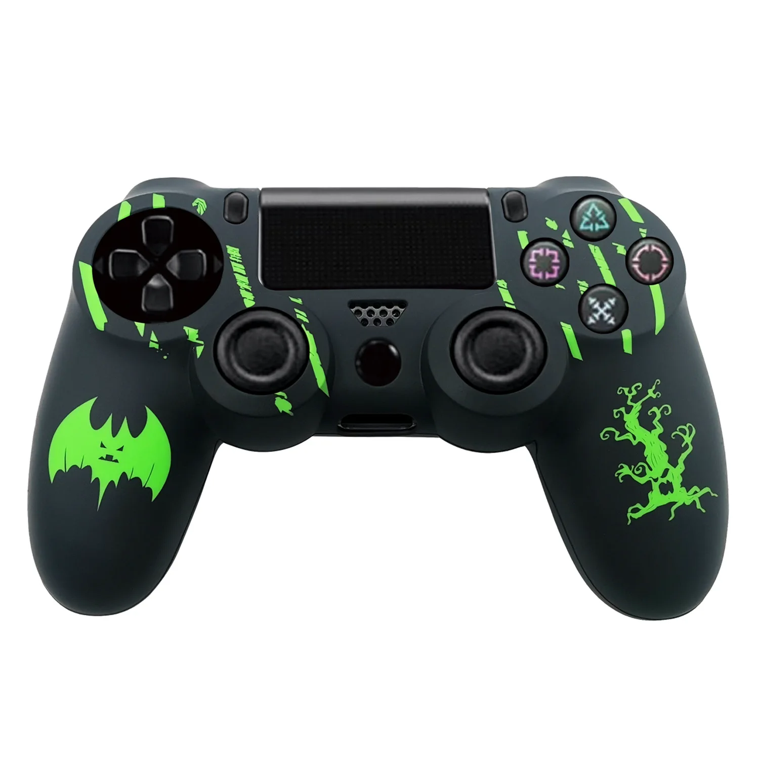 Silicone case for PS4 controller game silicone protective case Halloween element pattern Anti slip cover skin friendly soft manufacture