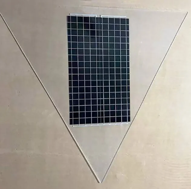 Custom Made High Efficiency Mini Size Flexible Solar Panels Triangle Square Epoxy PET ETFE Materials IP68 Waterproof for Street