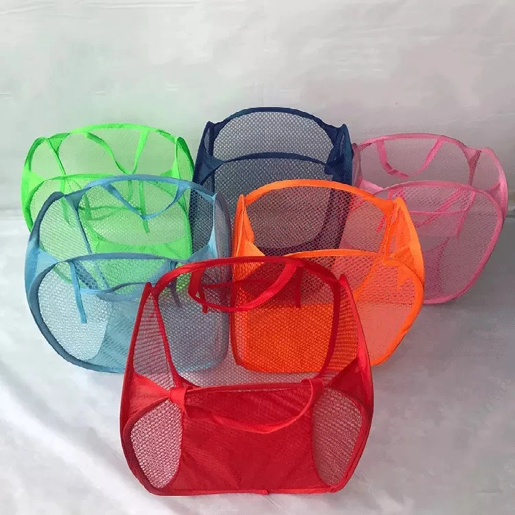 H578 Home Housekeeping Up Washing Clothes Bin Bag Clothes Multi Colors