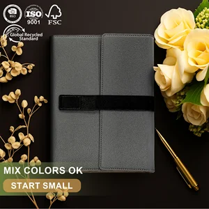 Diary Wholesale A7 Custom Logo Printing Essential Model Agenda Fashion OEM ODM Organizer Wholesale Loose Leaf PU Leather Planner