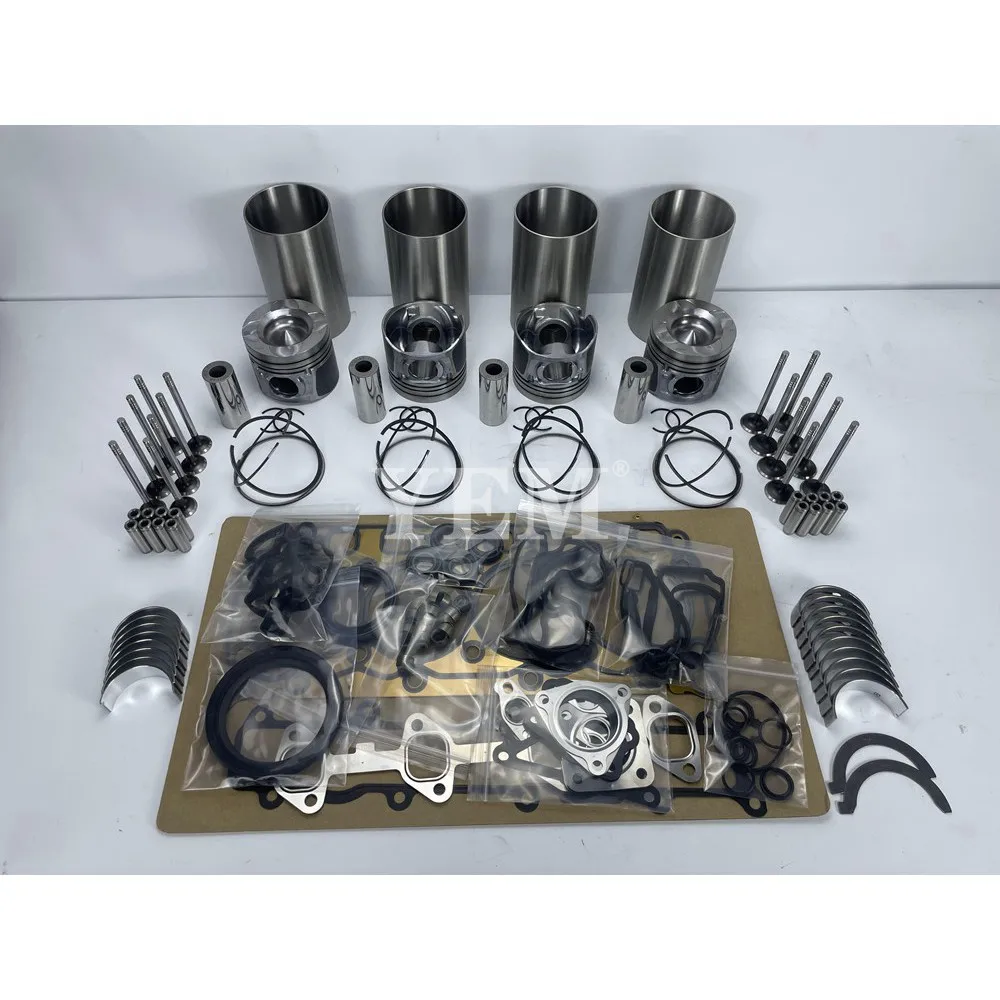 For Doosan D24 Cylinder Liner Kit and Gasket Kit With Engine Bearing Thrust Washer Valve Guide Engine Spare Part 4
