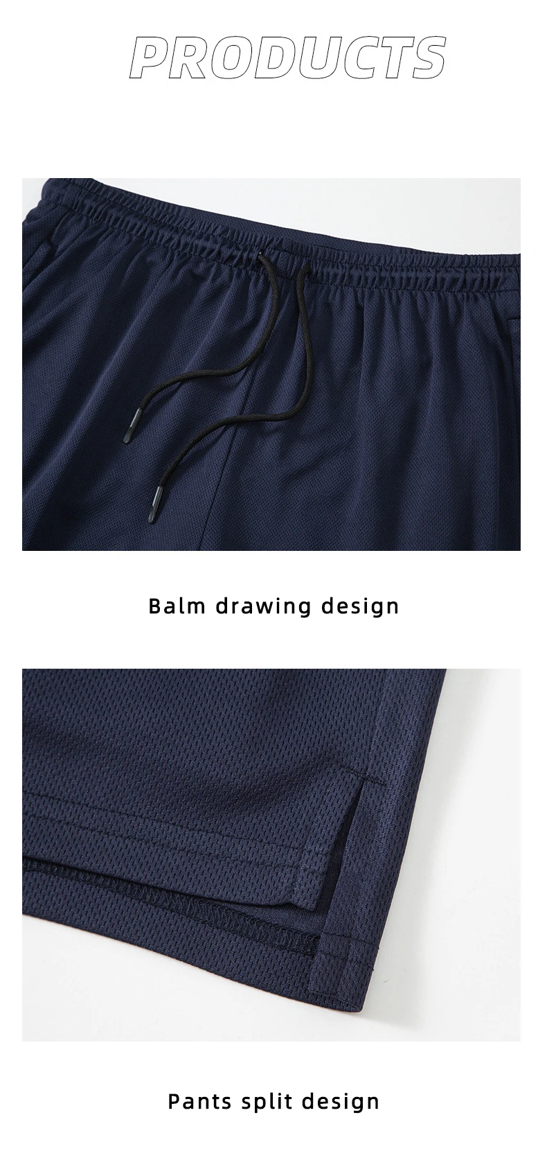 New sports shorts men double-layer anti-slip running training five-point pants quick drying basketball shorts204_voghion.com