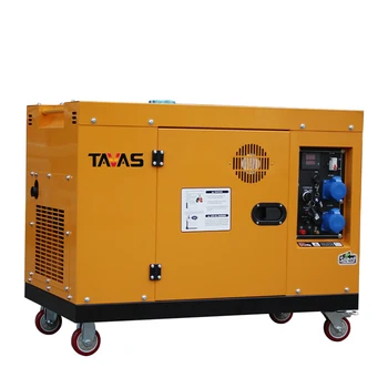 TAVAS Hot sale 6KVA Super Silent 6KW Air Cooled 1 phase Soundproof 6KVA Diesel Generator for sale