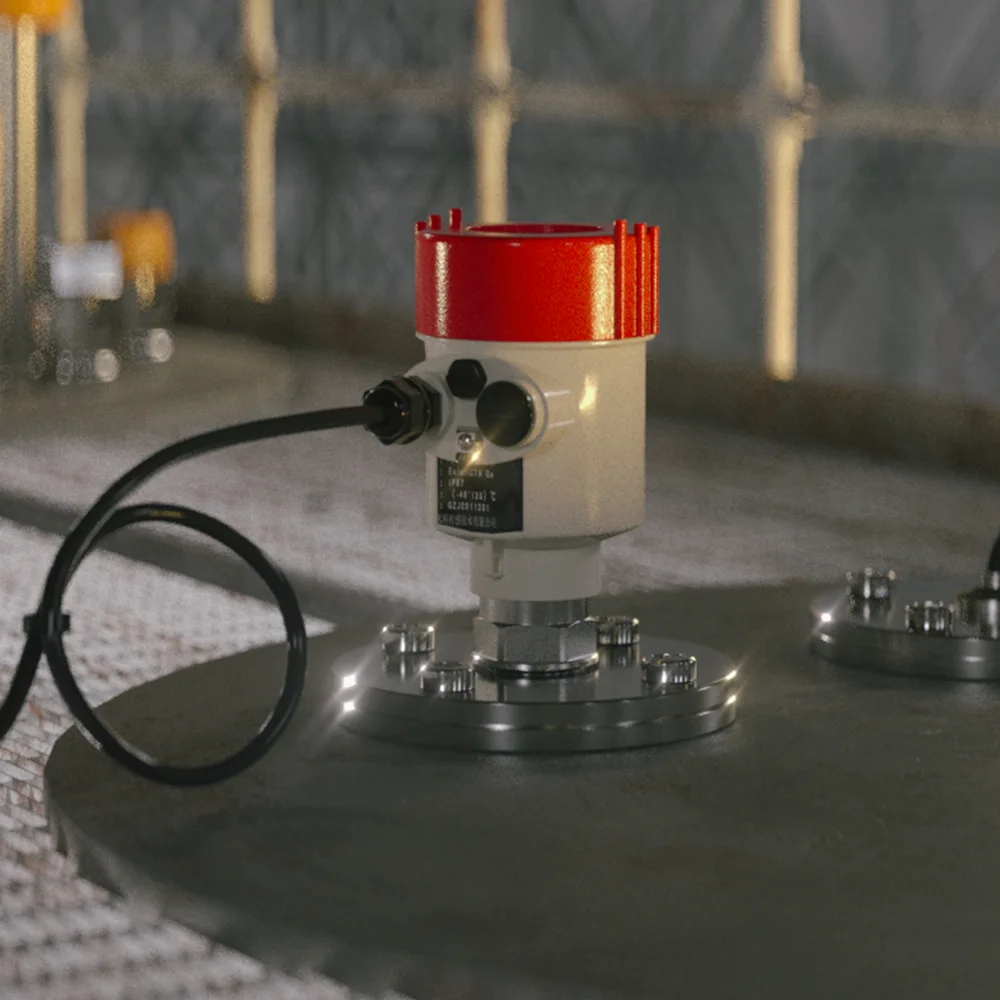 High Precision 80GHz Level Sensor Electrode  radar Level Transmitter Low Cost radar Level Sensor