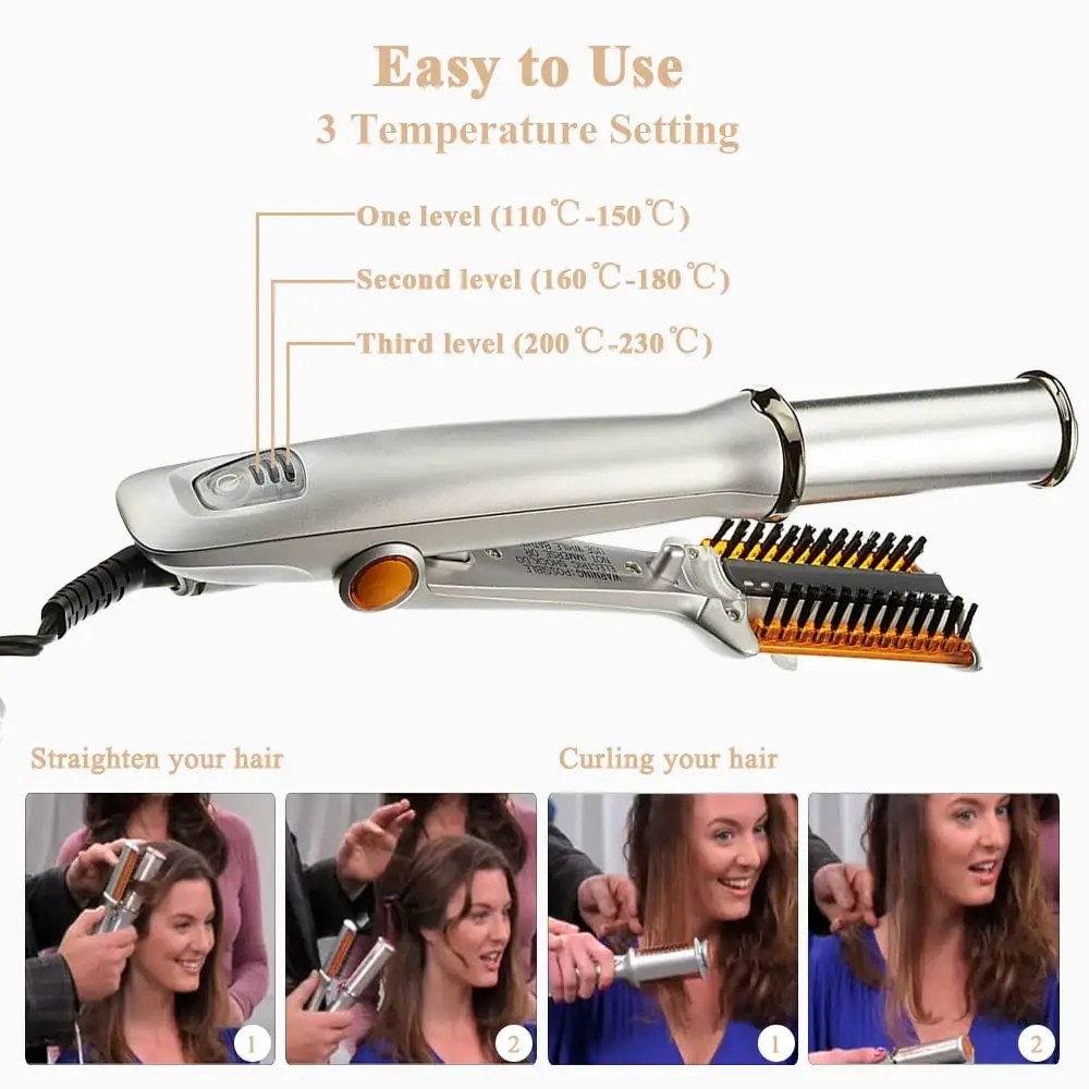 Straightener Brush Instyler Hair Straightener And Curler Instyler Rotating  Hot Iron Hair Straightener Brush IS1001 With, image size:1000x1000