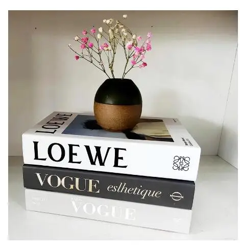 Профессиональные пользовательские пустые декоративные книги искусственные книги для украшения дома Современные