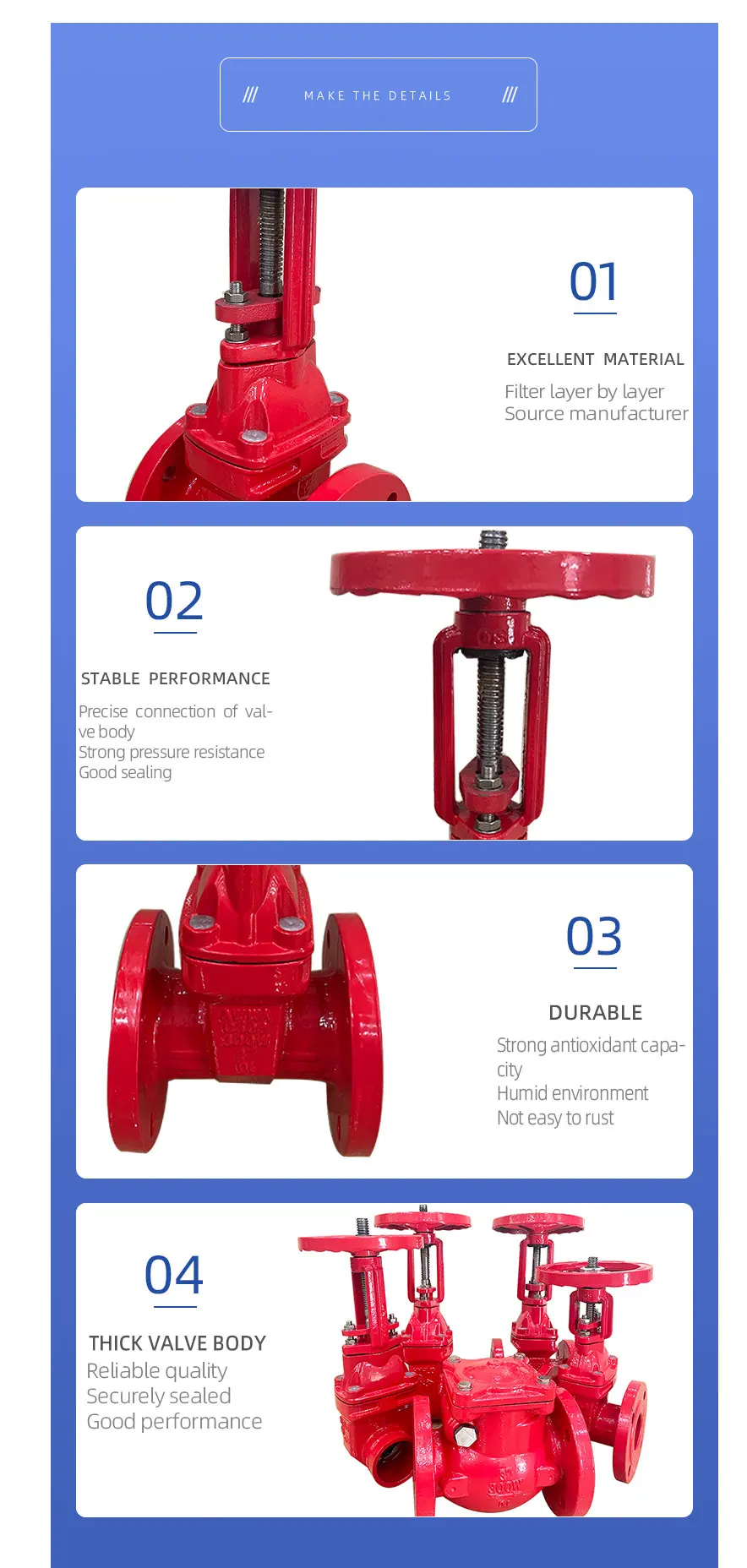 Factory Customization Fire Fighting Approved Ductile Iron Valves ...