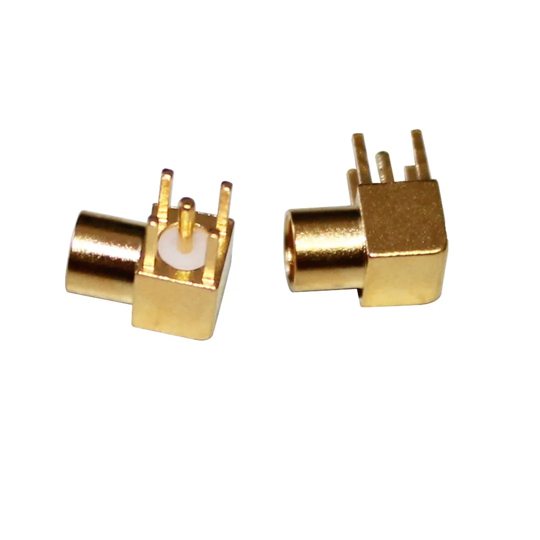 Factory Direct MMCX-KWE RF Connector PCB Mount Angle MMCX Female Connector supplier