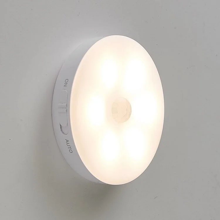 Rechargeable Small LED Motion Sensor Light Infrared Induction Light Human Body Sensor Light