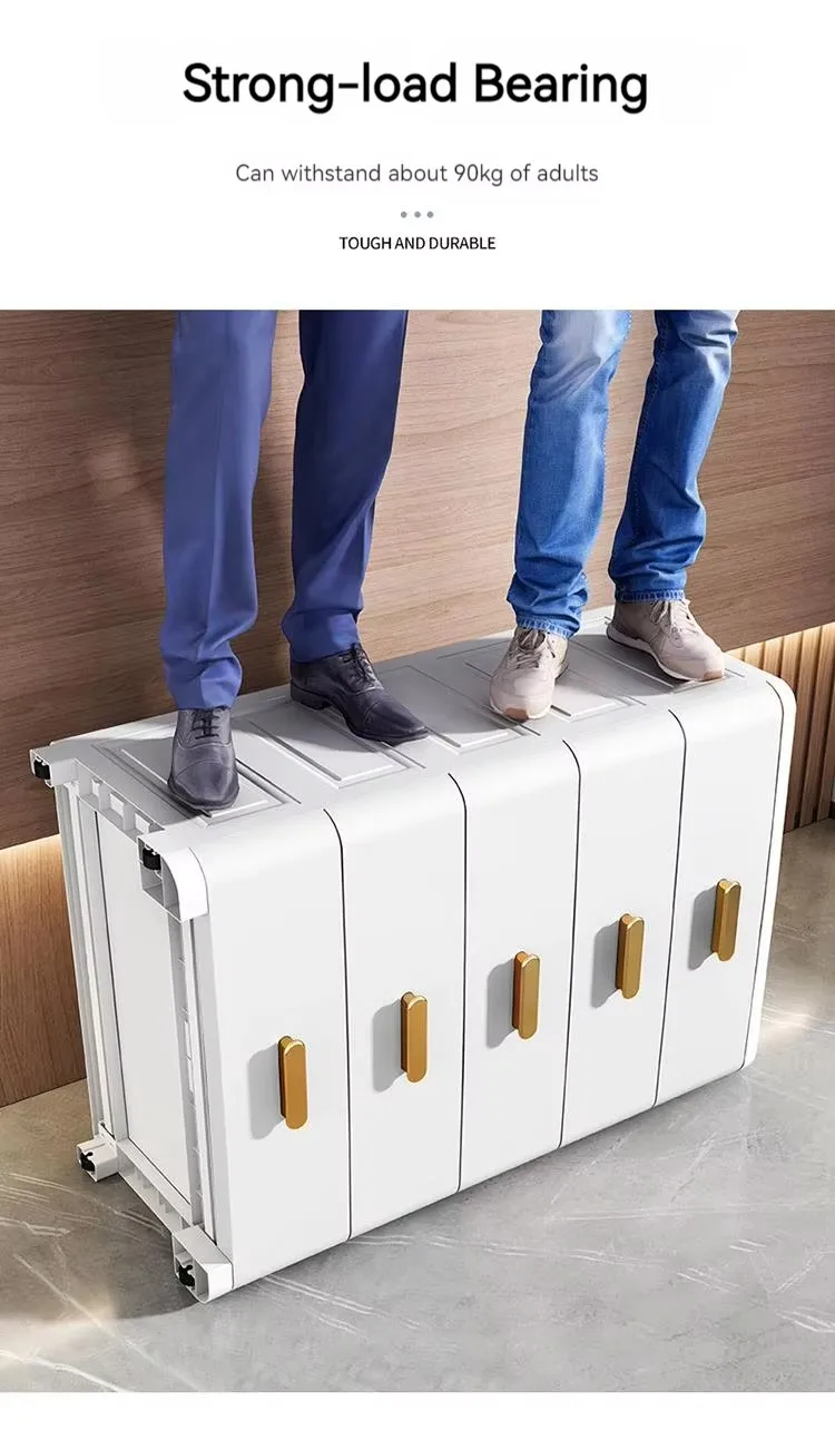 Multifunctional 5-Drawer Modern PP Plastic Storage Cabinet Big Living Room Wardrobe Storage Box details