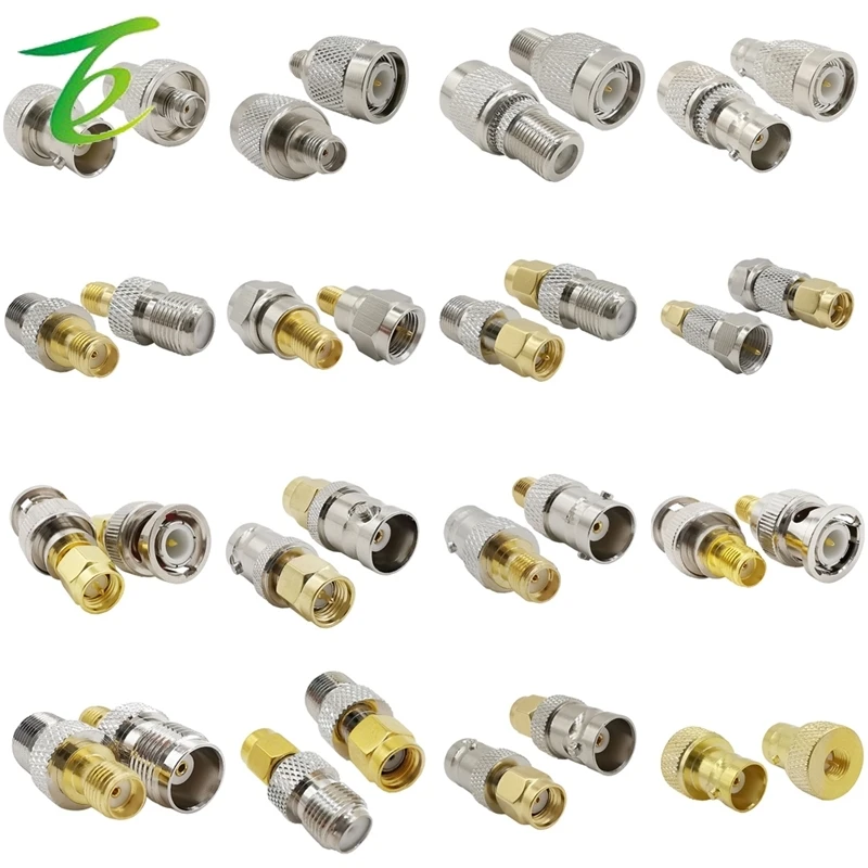 2pcs BNC Male Plug to UHF SO239 PL-259 Female Jack RF Coaxial Adapter