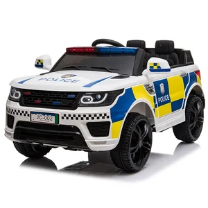 Cheap Kids Electric Ride-on Cars Plastic Police Toy Cars for Kids to Drive 12V Baby Electric Car With Remote