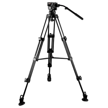 E-IMAGE-EI-7060-AA Hot Sale 1490mm Professional Aluminum Camera Video Tripod Heavy Duty Tripod with Carrying Bag detail image