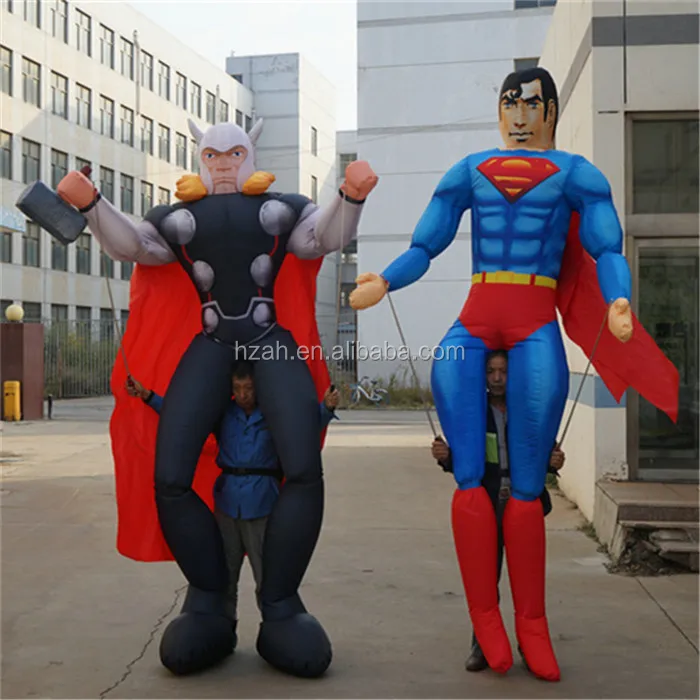 Factory Direct Sale Inflatable Puppet Inflatable Clown Costume, Supply Customize