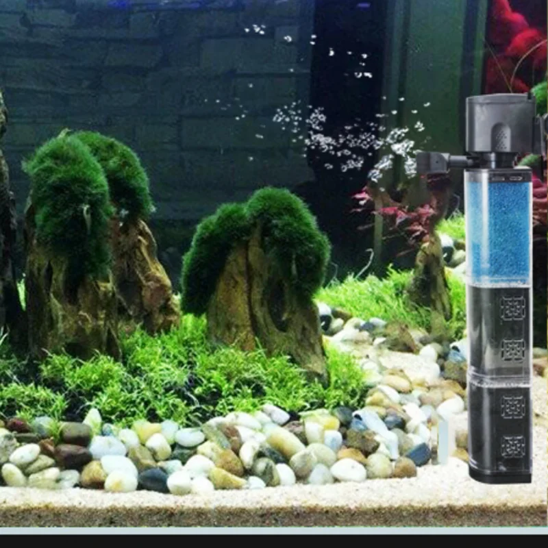 Sobo Aquarium Internal Filter Fish Tank Submersible Bio Sponge Aquarium