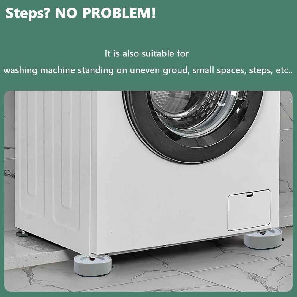 Acheter Paquet de 4 coussinets de pieds pour Machine à laver, Anti-Vibration,  antidérapants, anti-choc et antibruit, hauteur