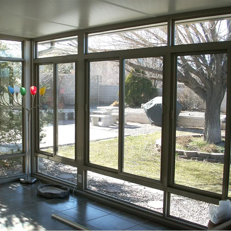 Aluminium Sliding Windows Horizontal Window From China Stainless Steel Standard Aluminum Window Modern Aluminum Alloy Soundproof