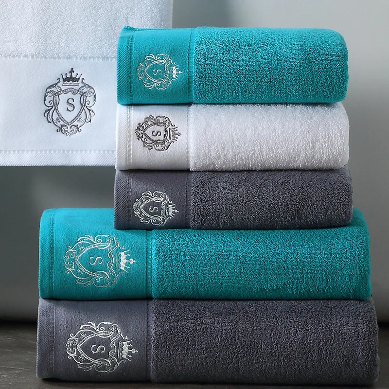 New five-star set cotton hotel guest house luxury gifts face towel hotel bath towel set