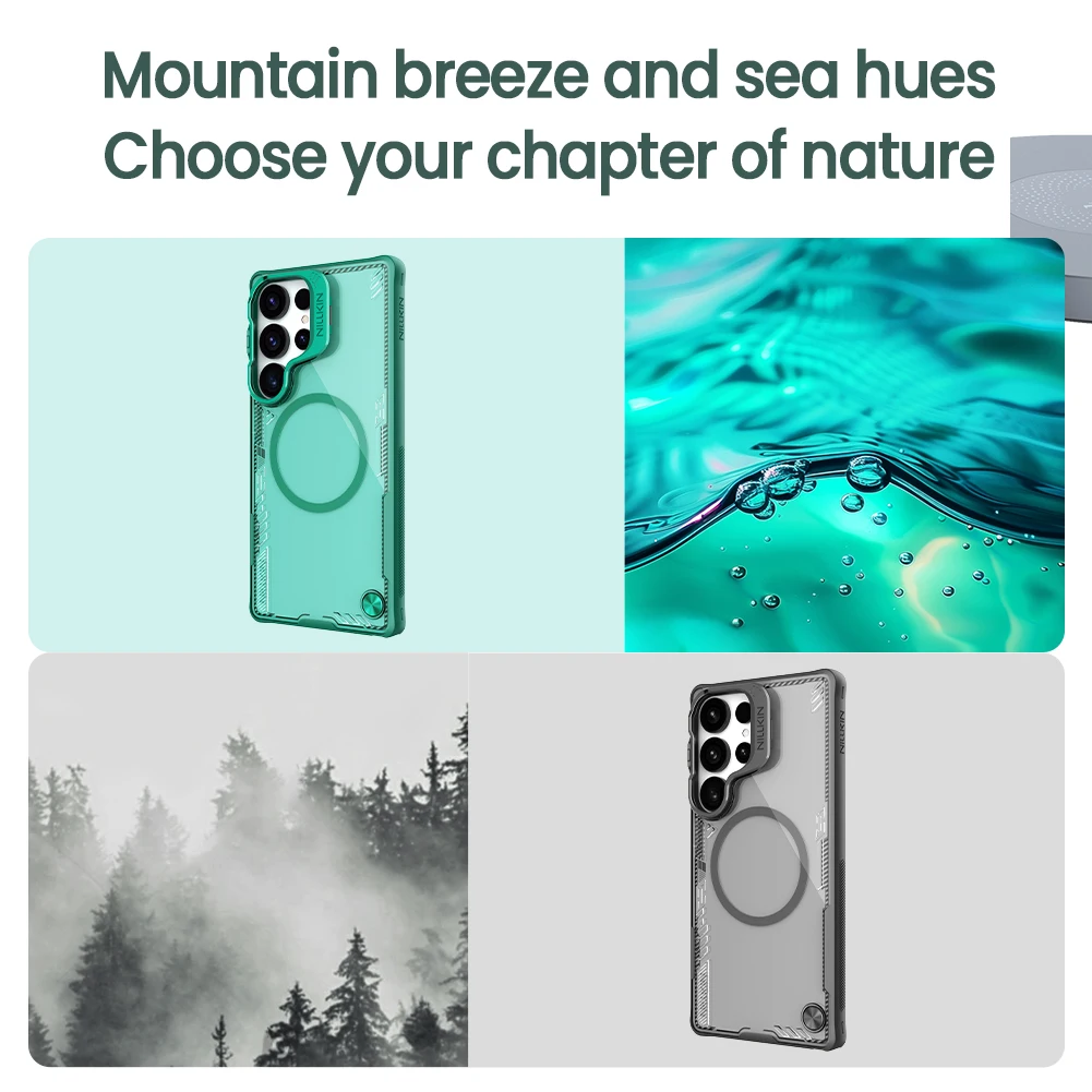 Case for Samsung Galaxy S25 Ultra | Nillkin Cover for Samsung Galaxy S25 Ultra- Green | Case for Samsung Galaxy S25 Ultra | Nillkin
