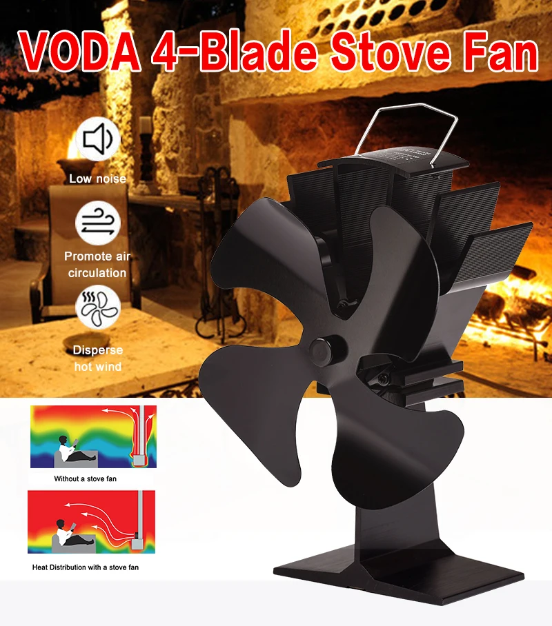 Wholesale New Design Eco Fan Heat Powered Wood Stove Fan Log Burner Fan  From m.alibaba.com
