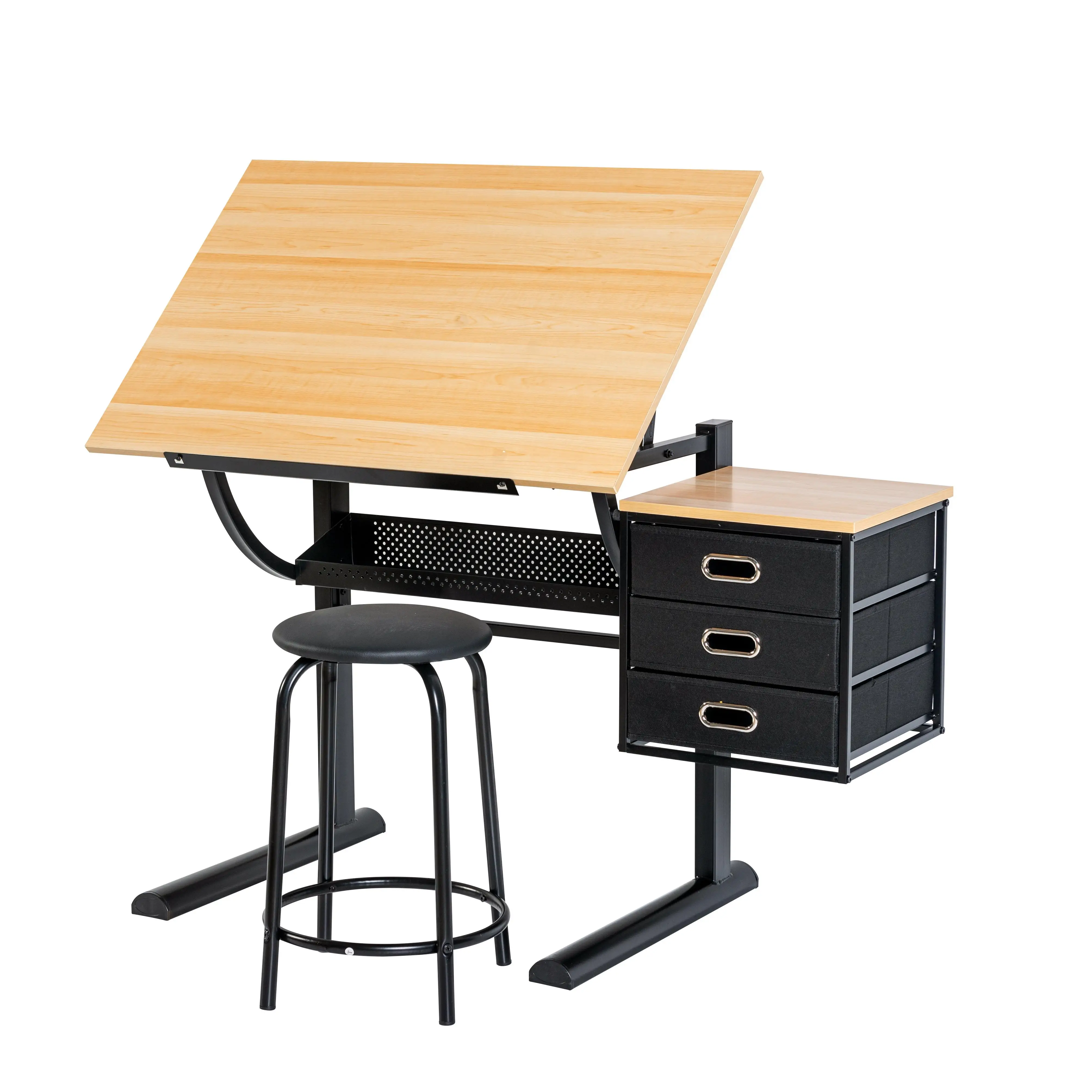 Multifunctional Art Craft Study Desk Engineer Drafting Table and Computer Desk