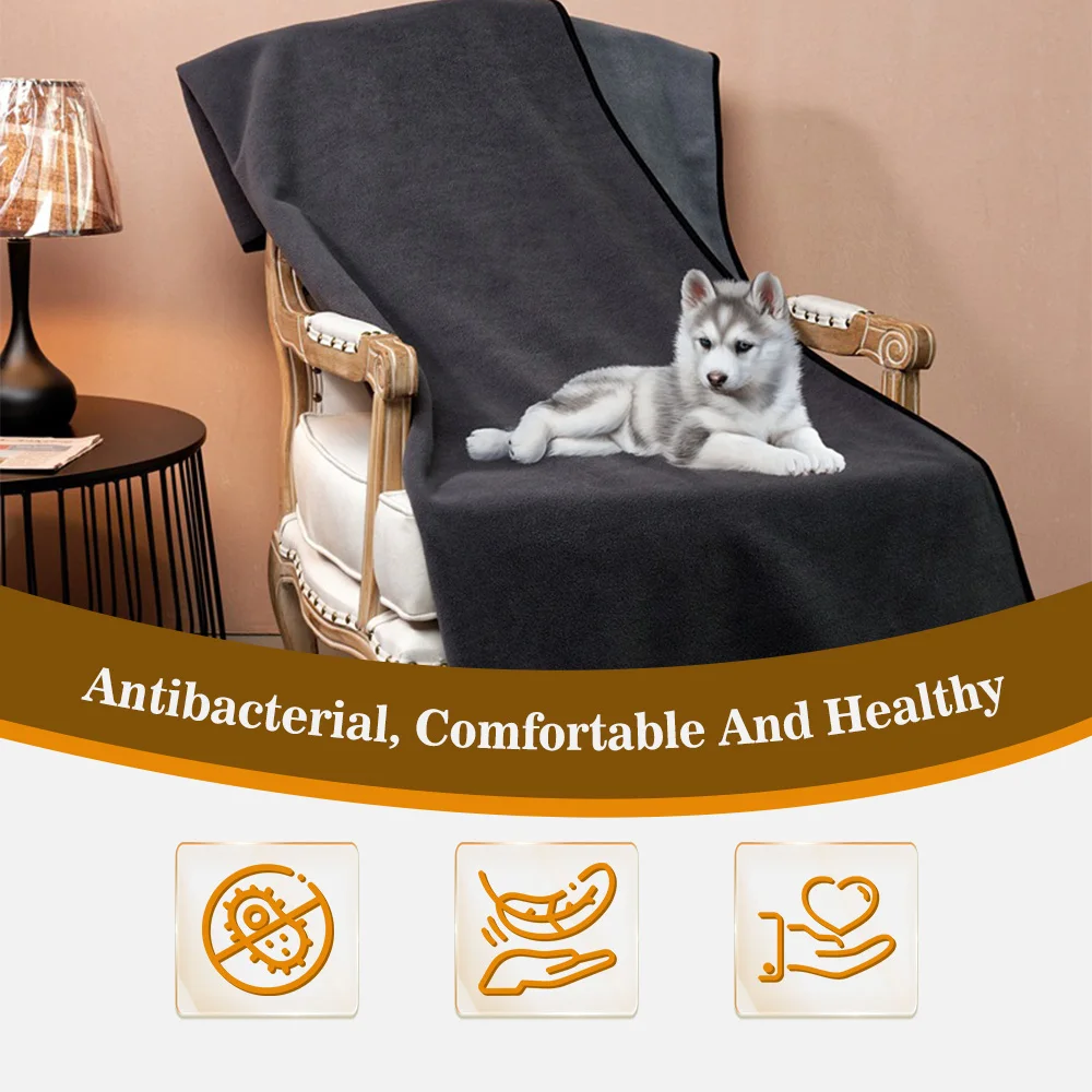 Wholesale High Quality Soft Warm Plush Pet Puppy Blanket for Dog Cat - product detail 2
