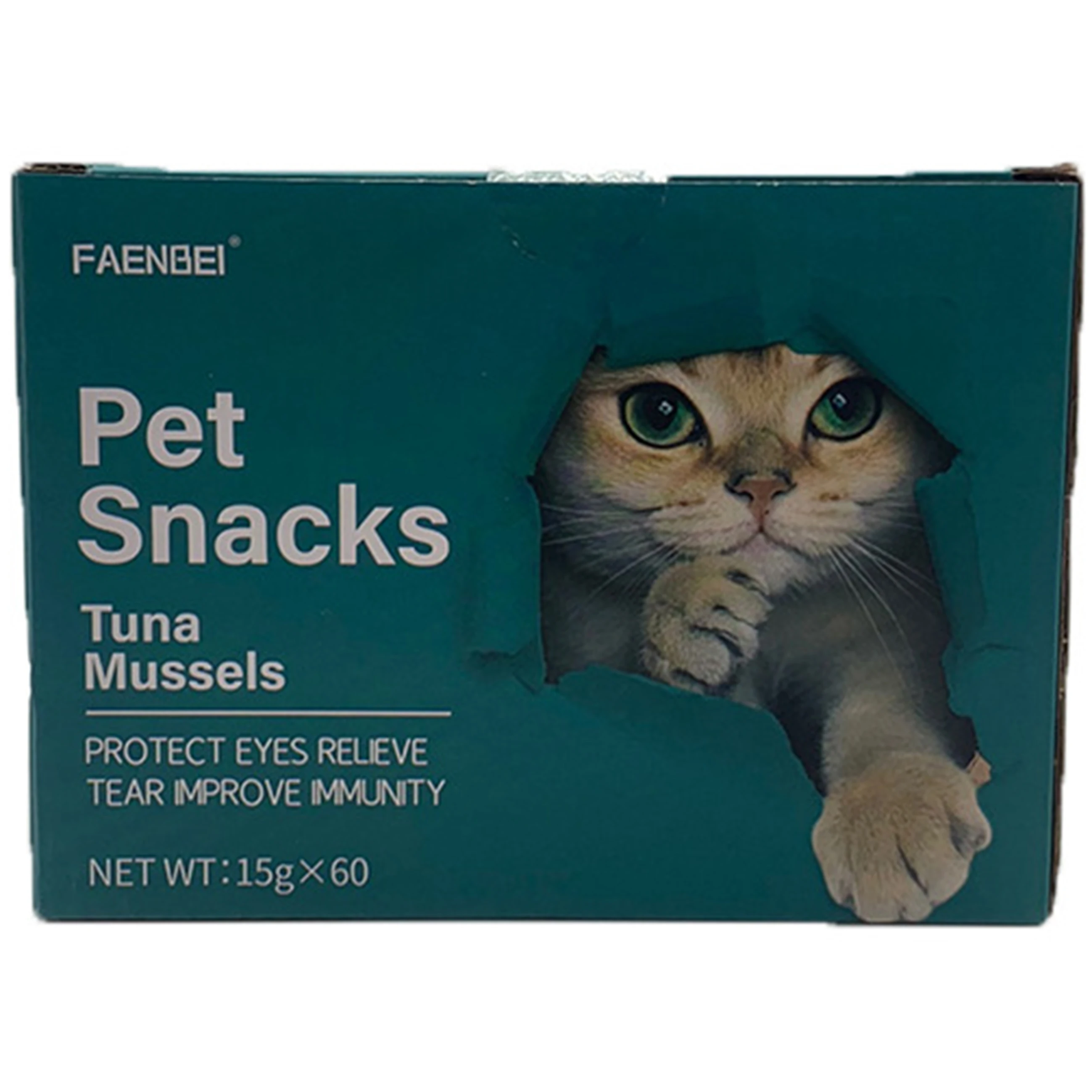 Factory Wholesale 15g Cat Treats Bar Cat Snack Kittens Wet Food