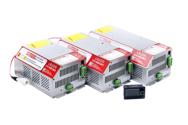 EFR 100 Watt Co2 Laser Tube Power Supply With Display Support 2 Heads 4 Heads