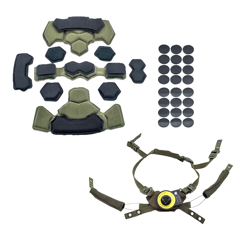 High Strength Adjustable Tactical Helmet Suspension Strap Sponge Liner