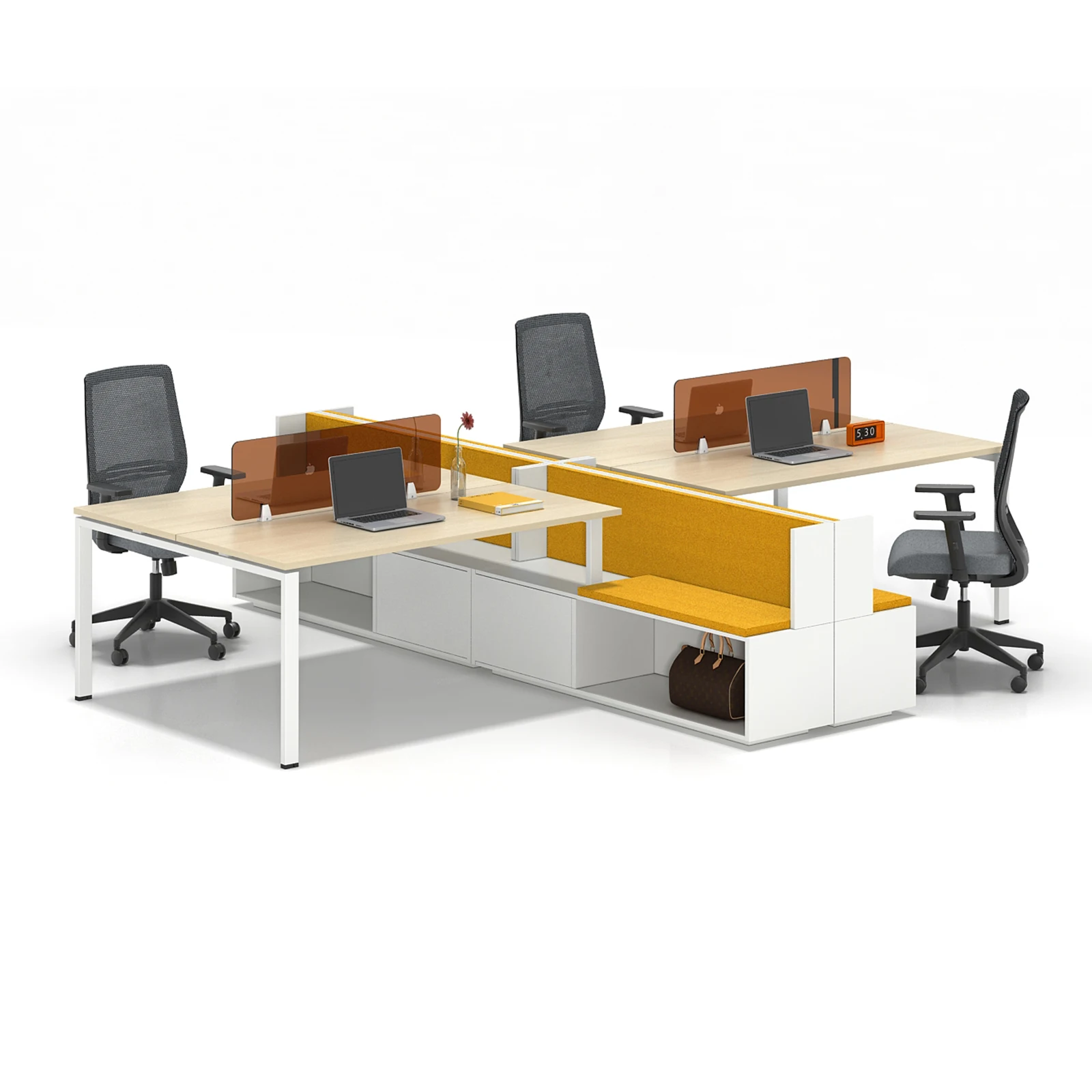 Modern New Office Furniture Studio Mobile Pc Computer Office Desk Partition  And Workstation - Buy Workstation Pc Computer,Office Desk Workstation,Office  Partition And Workstation Product on 