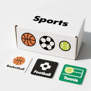 Customized Children's Learning Flashcards Sports Vocabulary Printed Flashcards for Both Children and Adults